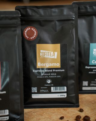 Vyvážený espresso blend, který potěší každého milovníka poctivé kávy. ☕️ Bergamo spojuje 80 % arabiky a 20 % robusty –...
