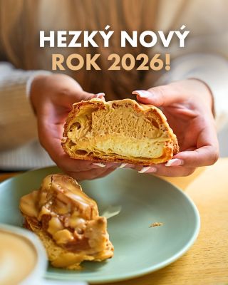 ✨Dnes máme otevřeno od 13:00! Tak začněte rok 2026 pomalu a poctivě! Pořádná dávka krému, poctivé máslo a pravé odpalované...